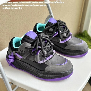 <span class=keywords><strong>Zapatillas</strong></span> de diseñador CURB: Calzado casual de moda con suela gruesa y cordones, estilo panal. - Product Image 6