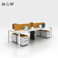 Vente directe d'usine de m & w de poste de travail moderne fabricant de bureau ensembles de meubles de bureau