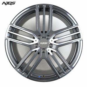 NJQS Hochwertige 21 Zoll 5x112 5-Loch 10J 11J Gunmetal Grau Maschinell Bearbeitete Einteilige Aluminium-Pkw-Felge für Mercedes-Benz - Product Image 1