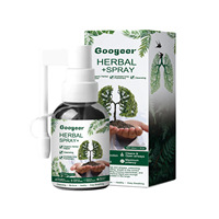 Googeer Spray Nasal Bio Jetable à Base de Plantes pour le Traitement de la Congestion Nasale, de la Rhinite et de la Sinusite, Nettoyant et Réparateur Corporel