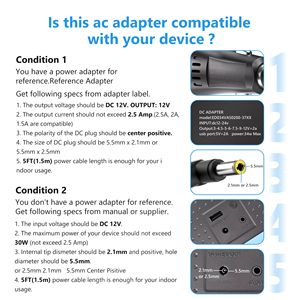 Mini chargeur universel pour ordinateur portable 12W DC 3-9-12V 1A certifié CE, adaptateur de voyage 8 embouts pour voiture, pour écouteurs/ordinateur portable/tablette/bande LED - Product Image 5