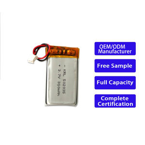 Fabrika toptan <span class=keywords><strong>502035</strong></span> Bluetooth kulaklık <span class=keywords><strong>3.7v</strong></span> 340mAh lityum iyon batarya paketi - Product Image 1