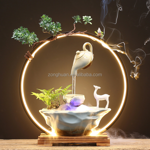 น้ำตกในร่ม <span class=keywords><strong>Cronus</strong></span> <span class=keywords><strong>Zen</strong></span>,เครื่องประดับสวนวงกลมฮวงจุ้ยดีไซน์ใหม่ - Product Image 3