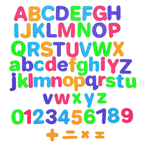Ready to Ship Portable Tabletop Magnetic <strong>Alphabet</strong> &amp; Number Puzzles Educational Waterproof Plastic Box OEM Kids - Product Image 2