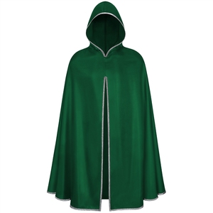 Capa Medieval con Capucha para Adultos, <span class=keywords><strong>Disfraz</strong></span> <span class=keywords><strong>de</strong></span> Renacimiento, Capa Retro para Halloween 2026 - Product Image 5