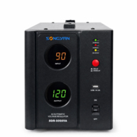Régulateur de tension automatique AVR 120V avec 2 prises universelles pour appareils électroménagers dans les zones de tension 90-150V SDR-5000