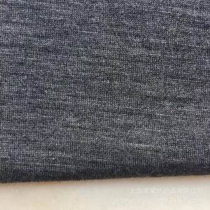 32s/1 80% poliéster 20% <span class=keywords><strong>lana</strong></span> merino Melange Heather Grey Fine Light <span class=keywords><strong>Jersey</strong></span> tejido de punto - Product Image 2