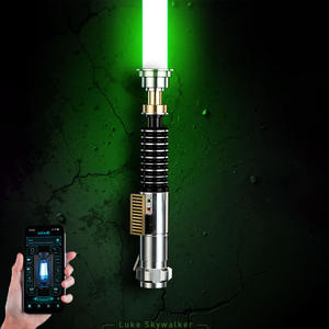 Sabre laser <span class=keywords><strong>Luke</strong></span> <span class=keywords><strong>Skywalker</strong></span> ROTJ avec poignée métallique Xenopixel V4 Proffie Board 2.2, sabre lumineux à mouvement fluide Force FX pour collection - Product Image 1