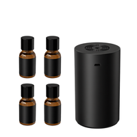 Diffuseur d'arômes sans eau pour voiture électrique, diffuseur de parfum rechargeable pour véhicule, écran tactile, batterie 2550 mAh, logo personnalisé