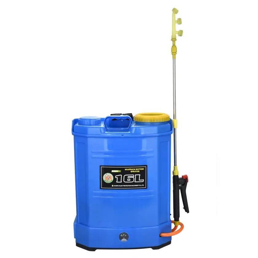 16L agriculture backpack pump sprayer, plastic garden sprayer, battery sprayer KXF-16L