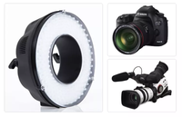 Vente flash Falconeyes DVR-240 DF DVR-240D Anneau lumineux LED pour photographie vidéo pour appareil photo reflex numérique Flash portable