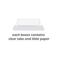 Fournisseur de papeterie 2026 – Lot de 25/boîte – Classeurs suspendus en papier recyclé format Lettre coupé en 1/5, assortiment de cinq couleurs foncées, recyclables