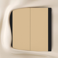 Interruptores y Enchufes de Pared WESA Ultrafinos con Botón Pulsador EU 1/2/3 Vías, Enchufe de Alimentación de 1 Vía, Combinación Libre, Diseño Moderno de Lujo