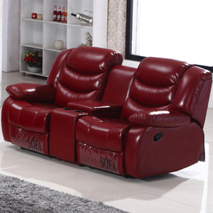 मल्टी-फंक्शनल सिनेमा सोफा होम थिएटर के लिए स्पंज भरने के साथ मल्टी-फंक्शनल सिनेमा सोफे इलेक्ट्रिक थ्री-सीटर देखने की कुर्सी - Product Image 1