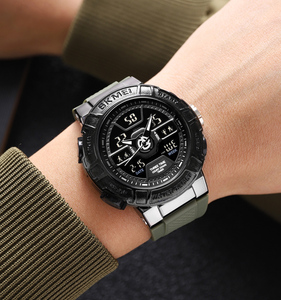 Montre numérique de sport SKMEI 2227, nouvelle, étanche 50 m, 3 zones, chronomètre, alarme, 3 options de couleur : or, vert, noir - Product Image 3