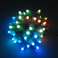 WS2811 Tahan Air IP68 12mm DC12V Lampu LED Pixel Persegi untuk Proyek Iklan