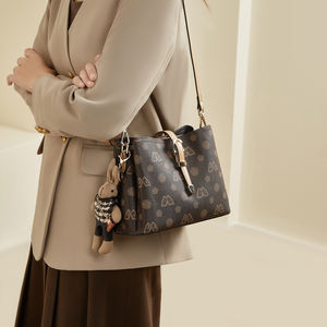 Tas bahu wanita kualitas tinggi PU + tas selempang wanita mewah kulit PVC merek tas tangan desainer 2025 - Product Image 4