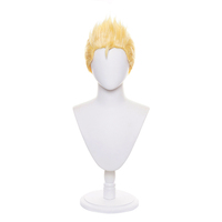 Perruque de cosplay Hanagaki Takemichi, cheveux courts blonds, de Tokyo Revengers