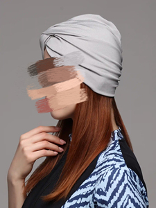 Turban <span class=keywords><strong>Burkini</strong></span> personnalisé <span class=keywords><strong>Bonnet</strong></span> de bain avec imprimé floral Séchage rapide et respirant Taille Plus pour adultes XS Bas quantité minimale de commande Logo personnalisé - Product Image 2
