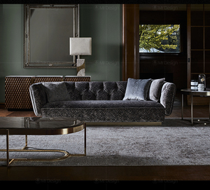 Luxury Fashion Foshan Sofa Set Fabric Sofa Luxury Arm <strong>Chairs</strong> Living Room Modern Single Sofa Luxury Factory Supply - Product Image 5