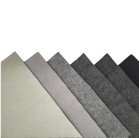 Fabricants de tapis rond 100% polyester, tissu non tissé à aiguilles pointue, pour les tapis de table et les tapis