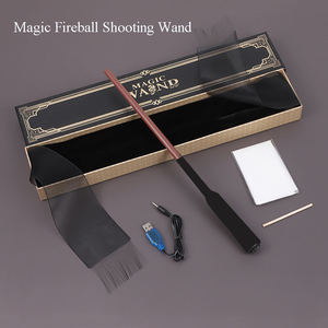 Varita Mágica <span class=keywords><strong>de</strong></span> Halloween con Bolas <span class=keywords><strong>de</strong></span> <span class=keywords><strong>Fuego</strong></span> y Papel Flash, Regalo <span class=keywords><strong>de</strong></span> Plástico para Niños - Product Image 4