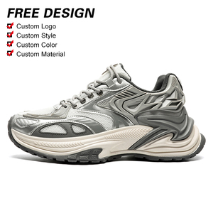 Zapatillas Deportivas con Cordones y Suela Gruesa Estilo Mecha de Serpiente de Cascabel Americana 2025, para Hombre y Mujer, Otoño - Product Image 1