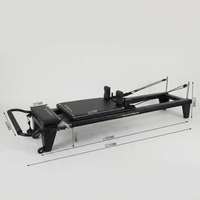 Machine de Pilates Reformer monobloc en acier allié Yozoe, personnalisable avec logo, durable et réglable, pour la santé et le bien-être, directement de l'usine.