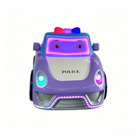 Manège pour enfants à monnayeur, machine d'arcade en fibre de verre en forme de voiture de dessin animé, équipement d'amusement pour enfants avec écran d'affichage