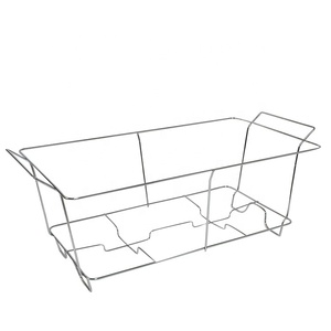 Soporte Metálico Desechable para Calentar Alimentos, Tipo Buffet, para Eventos, Fiestas y Bodas - Product Image 1