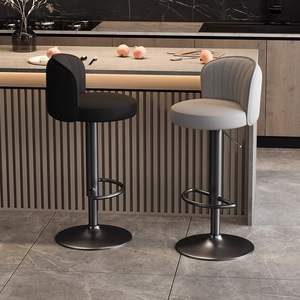 Taburete de Bar Yu Jie con Estructura Metálica, Giratorio 360 Grados, Uso Comercial - Product Image 3