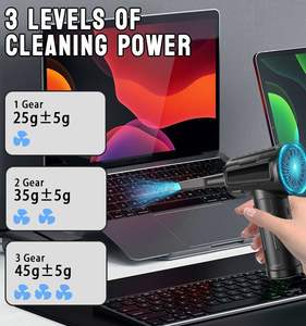 Electric Air Duster <b>Mini</b> <b>Pc</b> Computer Air Blower Portable Duster Gun Cordless Compress Air Duster for Car Home Hair Styling Tools - Product Image 3