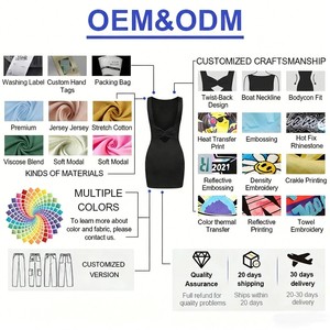 Robe mini moulante dos nu personnalisée, petite robe noire sexy avec détail nœud torsadé, tenue de soirée, fabricant de vêtements - Product Image 3