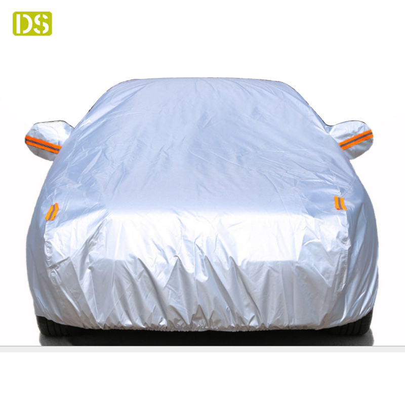 Пылезащитный солнцезащитный непромокаемый Теплоизоляционный хлопковый шерстяной утолщенный Оксфордский чехол с серебристым водонепроницаемым надувным автомобилем