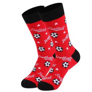 Chaussettes de football amusantes, hautes jusqu'aux cuisses, avec imprimé coloré pour le jour du match - Product Image 4