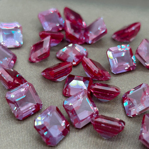 <span class=keywords><strong>Pierre</strong></span> d'Alexandrite de laboratoire, gemme en vrac, certifiée AGL, à changement de couleur, taille Asscher, 0,3 ct à 5 ct, vente en gros pour la fabrication de bijoux - Product Image 3