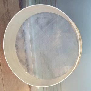 <span class=keywords><strong>Tamis</strong></span> de <span class=keywords><strong>jardin</strong></span> traditionnel en <span class=keywords><strong>bois</strong></span> fait à la main avec un treillis en acier inoxydable à mailles plates et un pliage - Product Image 5