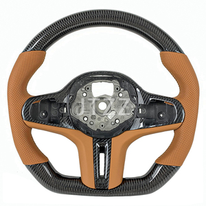 Volante Riscaldato in Fibra di Carbonio Personalizzato per <span class=keywords><strong>BMW</strong></span> G20 G28 G30 G32 G38 G11 G12 G05 G01 G02 M3 M4 M5 <span class=keywords><strong>X1</strong></span> X2 X3 X4 Accessori Auto - Product Image 1