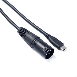 Adattatore cavo bilanciato da C a 3pin XLRs, Plateds oro USB di tipo C a XLRs maschio femmina cavo audio per telefoni cellulari - Product Image 5