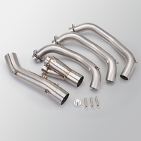 Baru Set sistem knalpot 51mm dengan peredam untuk MT09 FZ09 XSR900 termasuk MT-09 aksesori motor FZ-09
