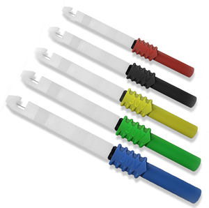 Mini sonde de test à broche de 0.7mm avec gaine Aiguilles de test pour multimètre de perçage de câble de prise de 4mm - Product Image 2