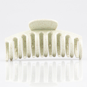 Trigo palha cabelo grip clip cor clara constantemente aperto de cabelo aperto grande tamanho clip lavagem rosto banho placa cabelo resistente - Product Image 5