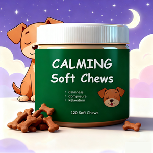 OEM fabrika toptan köpek sakinleştirici Chews anksiyete kabartma davranır ve köpekler için ek kalça ve eklem desteği ısırıkları - Product Image 5