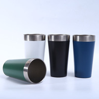Vaso Térmico Portátil de Acero Inoxidable 304 al por Mayor, Cubo de Hielo de Plástico con Pulverizador, Taza de Café para Oficina