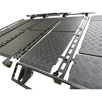 Porte-bagages de toit robuste en aluminium pour Mercedes Classe G W464 G500 G63, panier de chargement en tôle diamantée avec déflecteur de vent, style expédition