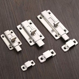 Stainless Steel Double Headed Latch 2 3 4 Inch Self <b>Locking</b> Pin Wardrobe Door Catch Minimalist Design Durable - Product Image 2