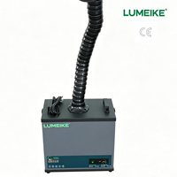 Extracteur de fumée de soudure industriel LUMEIKE YW001, bras flexible universel simple/double, purificateur de fumée multi-couches