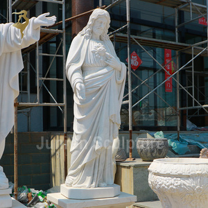 Alta calidad al aire libre jardín elegante señora estatua grande mármol tallado Virgen María <span class=keywords><strong>fuente</strong></span> de agua - Product Image 3