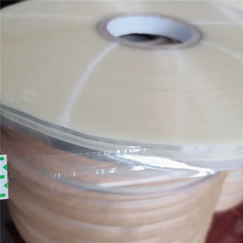 BOPP 재밀봉 가능 가방 밀봉 테이프 양면 접착제 의류 가방 폐쇄 테이프 페 테이프용 양면 접착제
