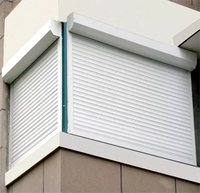 Volets roulants automatiques/électriques/manuels en aluminium, volets anti-ouragan, portes et fenêtres à enroulement